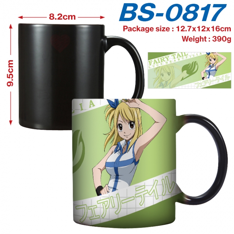 Fairy tail Anime high-temperature color-changing printing ceramic mug 400ml BS-0817