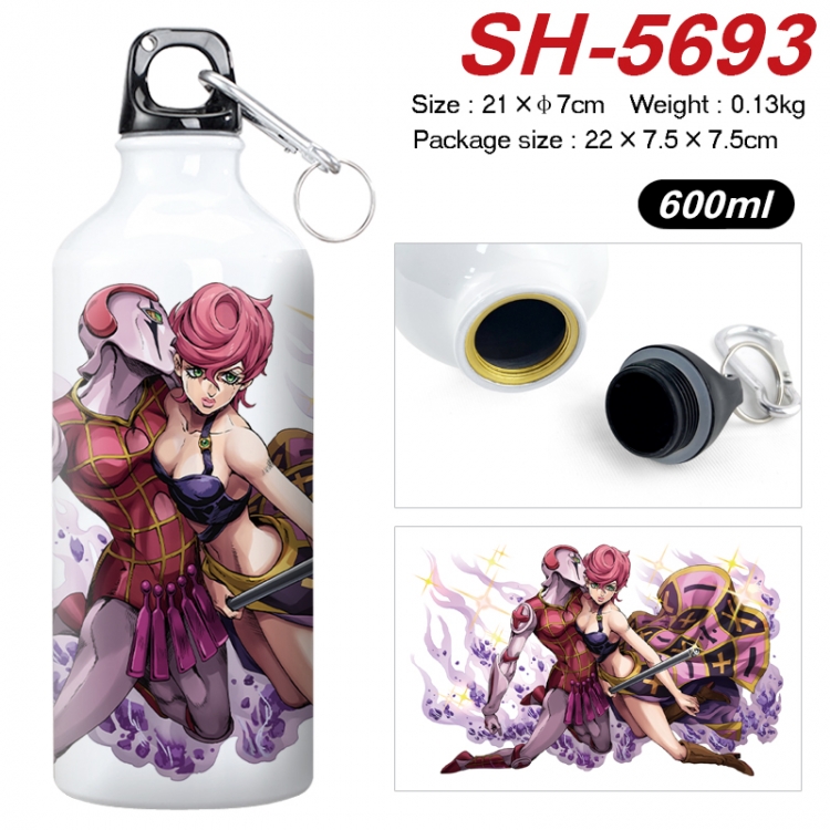 JoJos Bizarre Adventure Anime print sports kettle aluminum kettle water cup 21x7cm  SH-5693