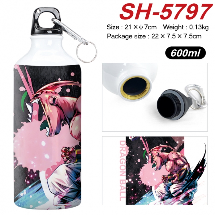 DRAGON BALL Anime print sports kettle aluminum kettle water cup 600ml SH-5797