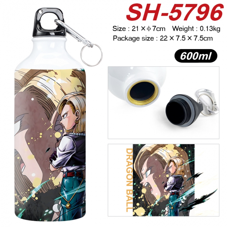 DRAGON BALL Anime print sports kettle aluminum kettle water cup 600ml  SH-5796