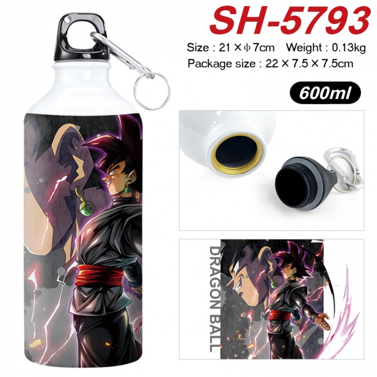 DRAGON BALL Anime print sports kettle aluminum kettle water cup 600ml  SH-5793