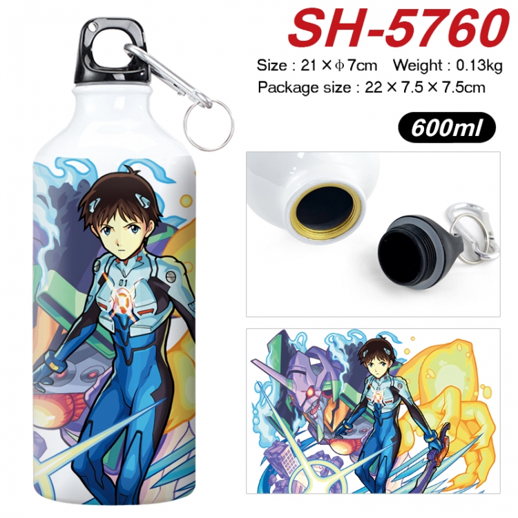 EVA Anime print sports kettle aluminum kettle water cup 600ml SH-5760