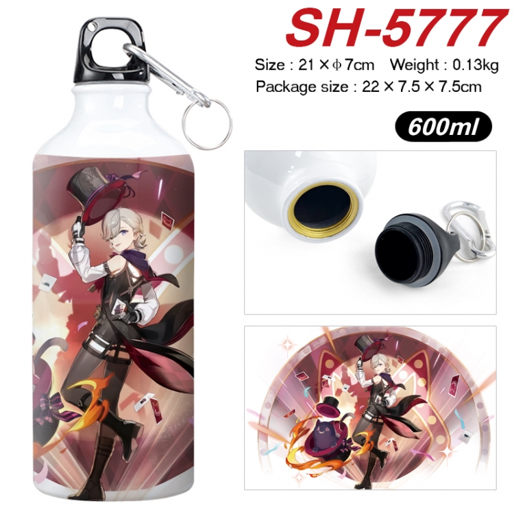 Genshin Impact Anime print sports kettle aluminum kettle water cup 600ml  SH-5777