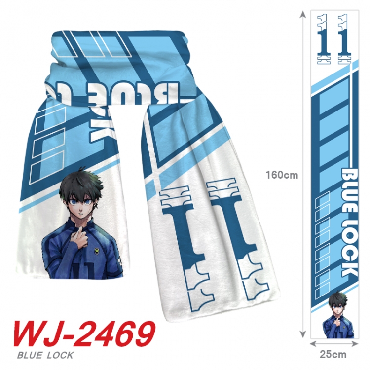 BLUE LOCK Anime Plush Impression Scarf Neck 25x160cm WJ-2469