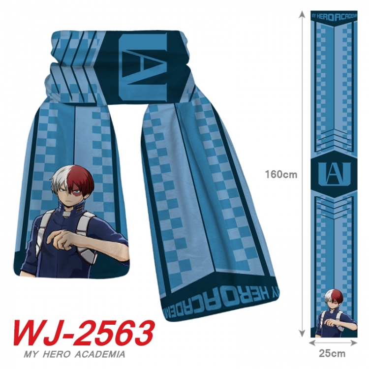 My Hero Academia Anime Plush Impression Scarf Neck 25x160cm WJ-2563