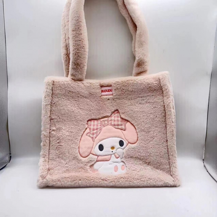 melody Tote Bag Plush Cartoon Handbag Cute Storage Bag Toy Bag 28cm  price for 2 pcs