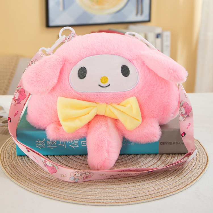 melody Cartoon plush satchel cute bag toy storage bag 15CM  price for 2 pcs