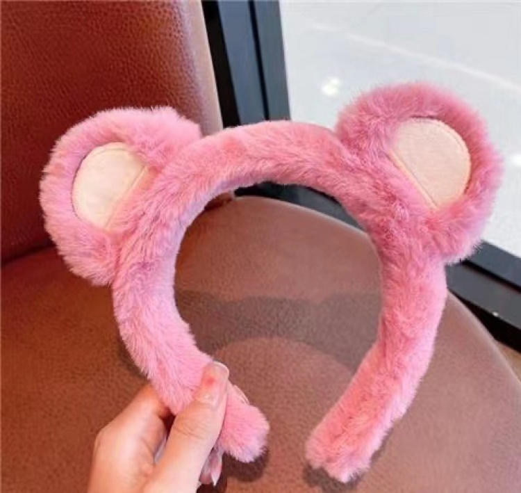 Cartoon plush hair hoop hair clip holiday headwear  price for 5 pcs