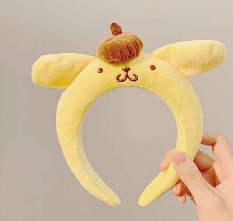 Purin Tongplush hair hoop hair clip holiday headwear  price for 3 pcs