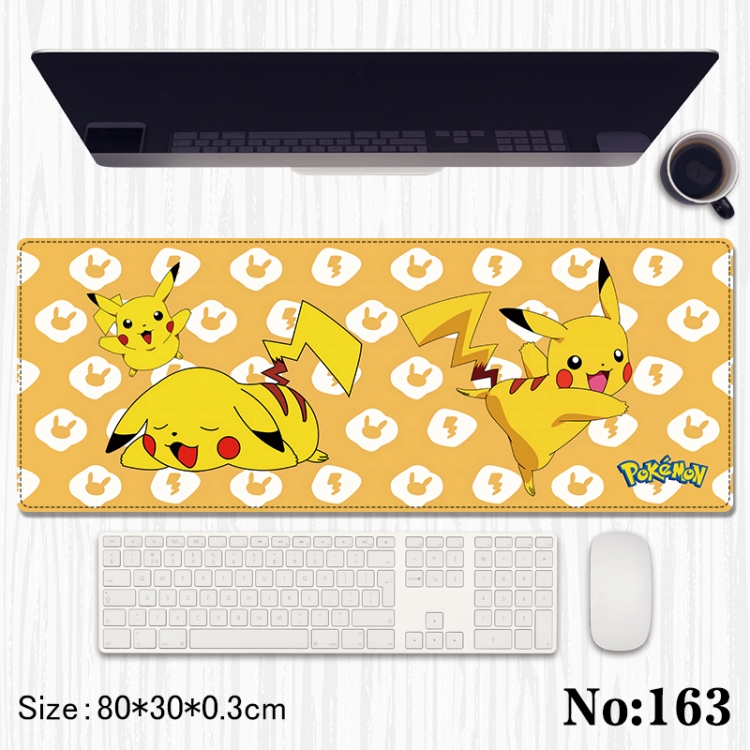 Pokemon Anime peripheral computer mouse pad office desk pad multifunctional pad 80X30X0.3cm