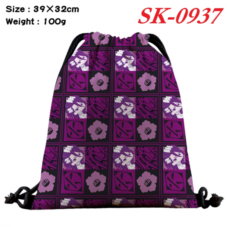 Bleach cartoon Waterproof Nylon Full Color Drawstring Pocket 39x32cm SK-0937