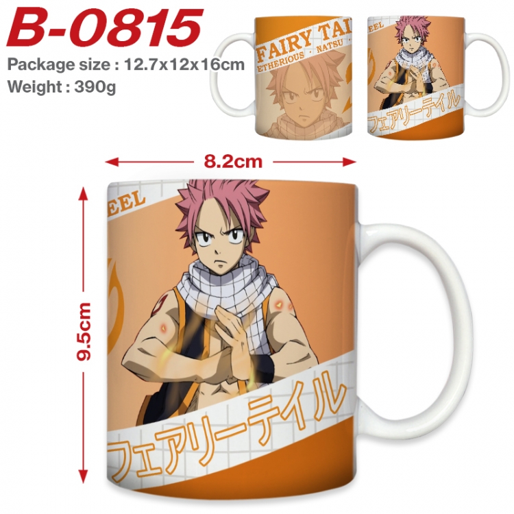 Fairy tail Anime printed ceramic mug 400ml (single carton foam packaging) B-0815