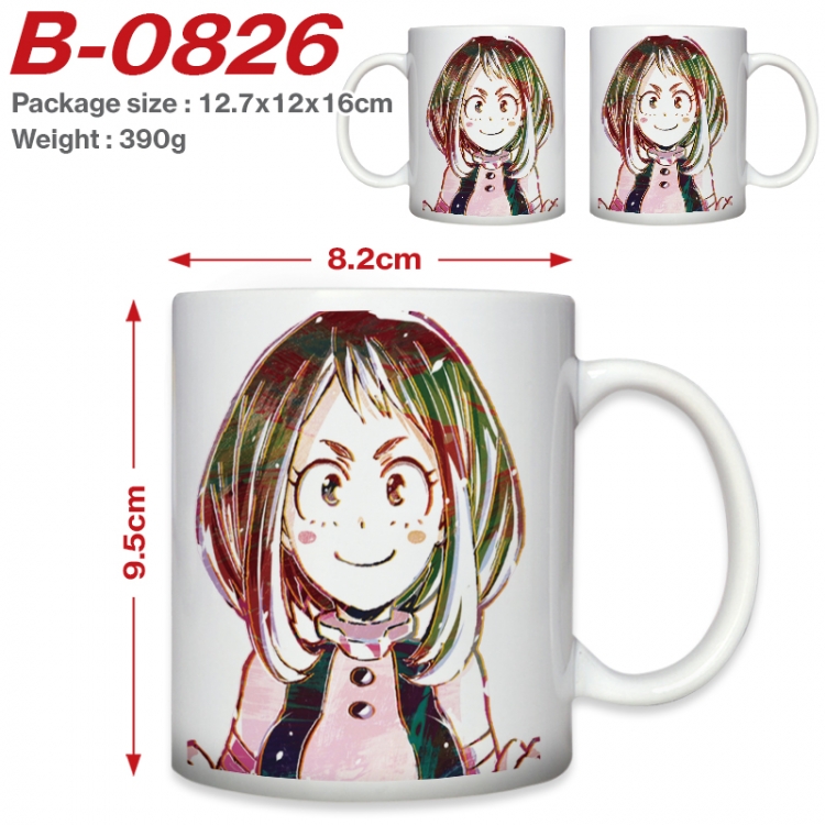 My Hero Academia Anime printed ceramic mug 400ml (single carton foam packaging)  B-0826