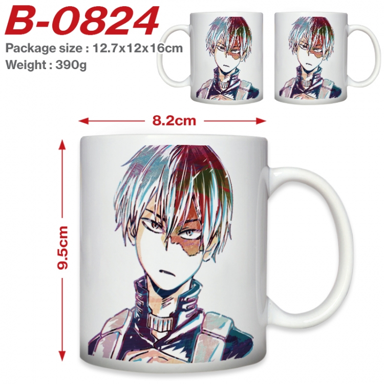 My Hero Academia Anime printed ceramic mug 400ml (single carton foam packaging) B-0824