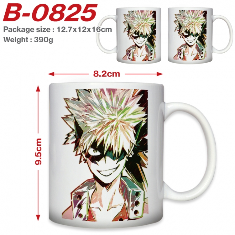 My Hero Academia Anime printed ceramic mug 400ml (single carton foam packaging)  B-0825