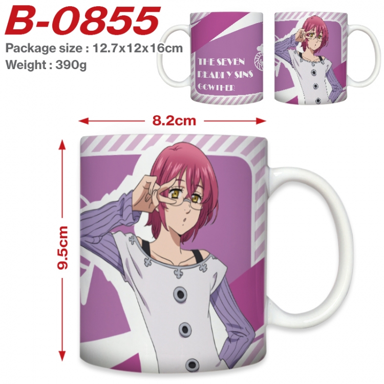The Seven Deadly Sins Anime printed ceramic mug 400ml (single carton foam packaging)  B-0855
