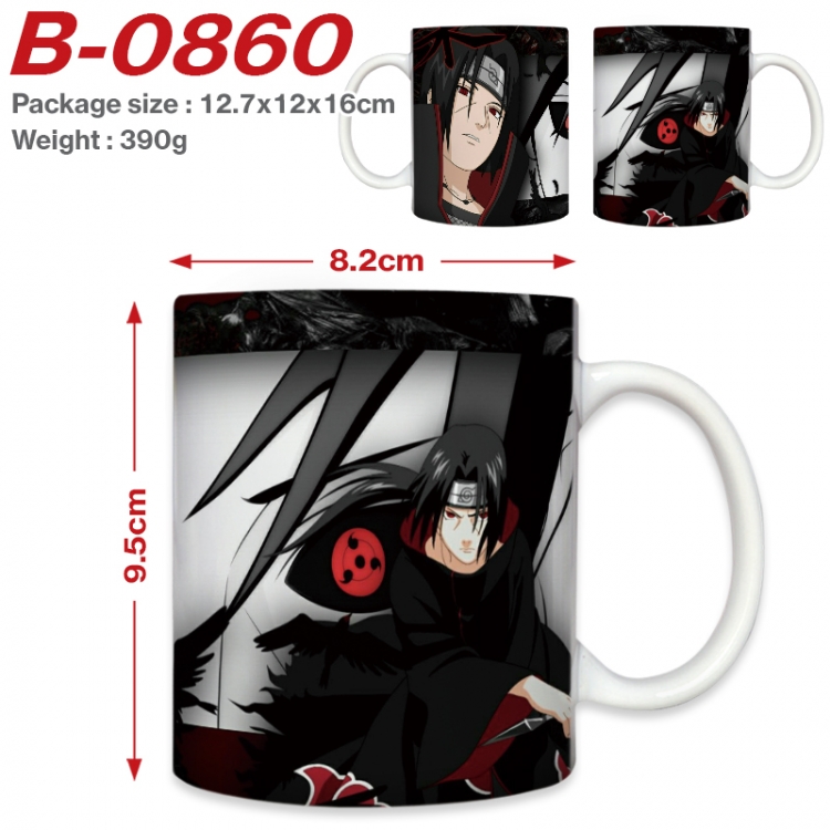 Naruto Anime printed ceramic mug 400ml (single carton foam packaging)  B-0860