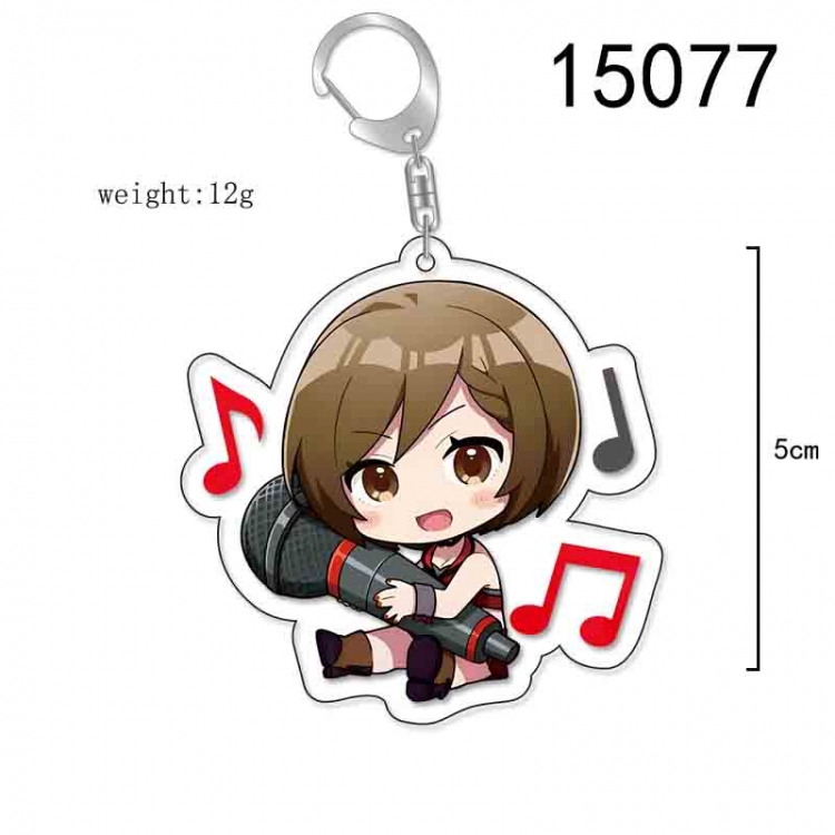 Hatsune Miku Anime Acrylic Keychain Charm price for 5 pcs 15077