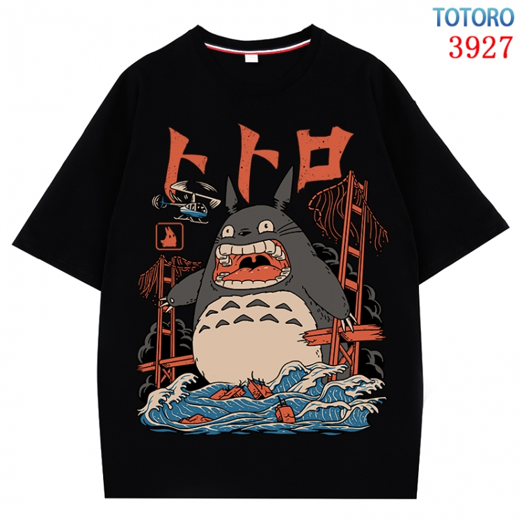 TOTORO  Anime Pure Cotton Short Sleeve T-shirt Direct Spray Technology from S to 4XL CMY-3927-2