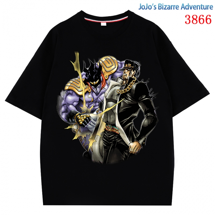 JoJos Bizarre Adventure  Anime Pure Cotton Short Sleeve T-shirt Direct Spray Technology from S to 4XL CMY-3866-2