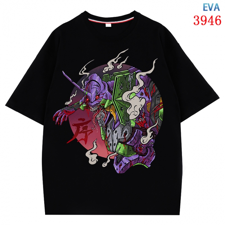 EVA  Anime Pure Cotton Short Sleeve T-shirt Direct Spray Technology from S to 4XL CMY-3946-2