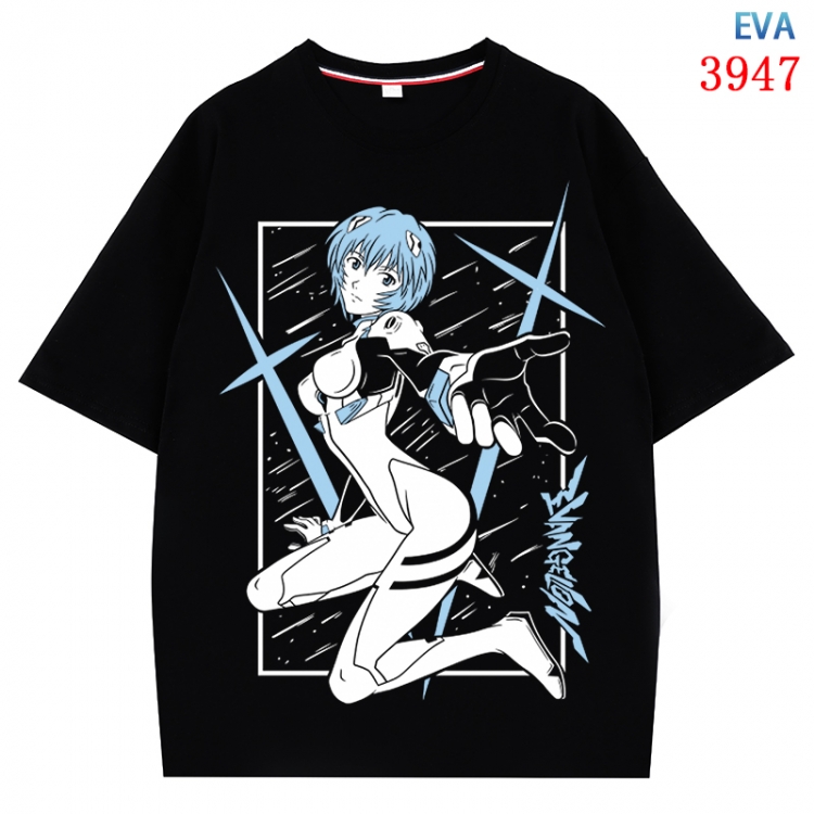 EVA  Anime Pure Cotton Short Sleeve T-shirt Direct Spray Technology from S to 4XL CMY-3947-2