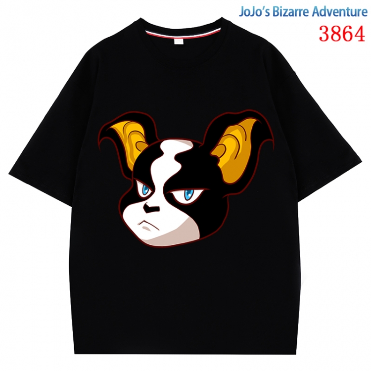 JoJos Bizarre Adventure  Anime Pure Cotton Short Sleeve T-shirt Direct Spray Technology from S to 4XL CMY-3864-2