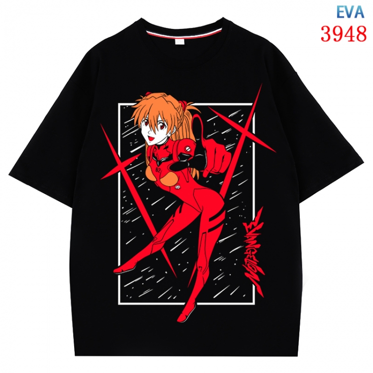 EVA  Anime Pure Cotton Short Sleeve T-shirt Direct Spray Technology from S to 4XL  CMY-3948-2