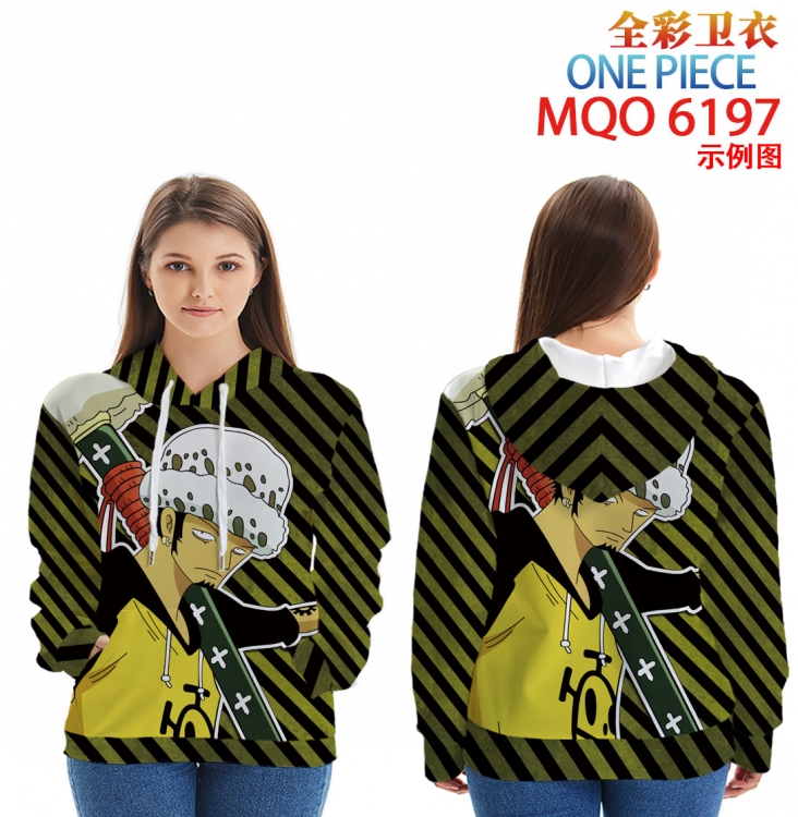One Piece Long Sleeve Hooded Full Color Patch Pocket Sweatshirt from XXS to 4XL MQO 6197