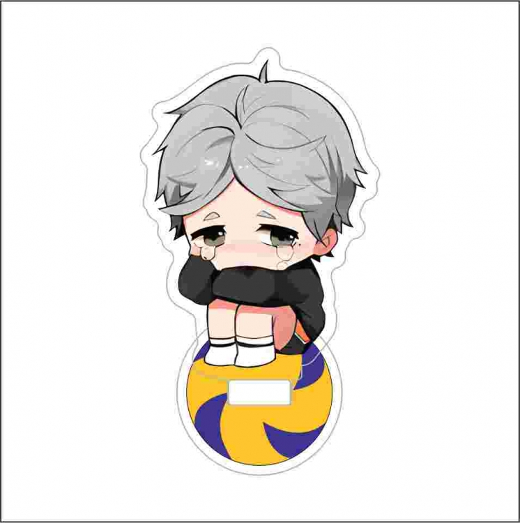 Haikyuu!! Anime interlayer acrylic Standing Plates Keychain 5.8cm