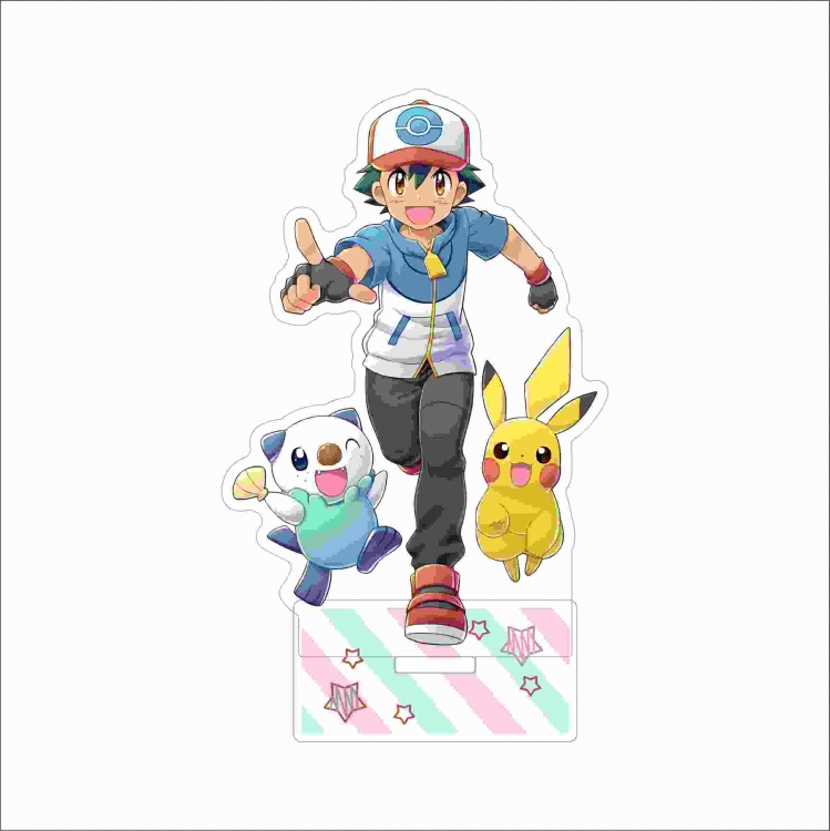 Pokemon Anime characters acrylic Standing Plates Keychain 15cm