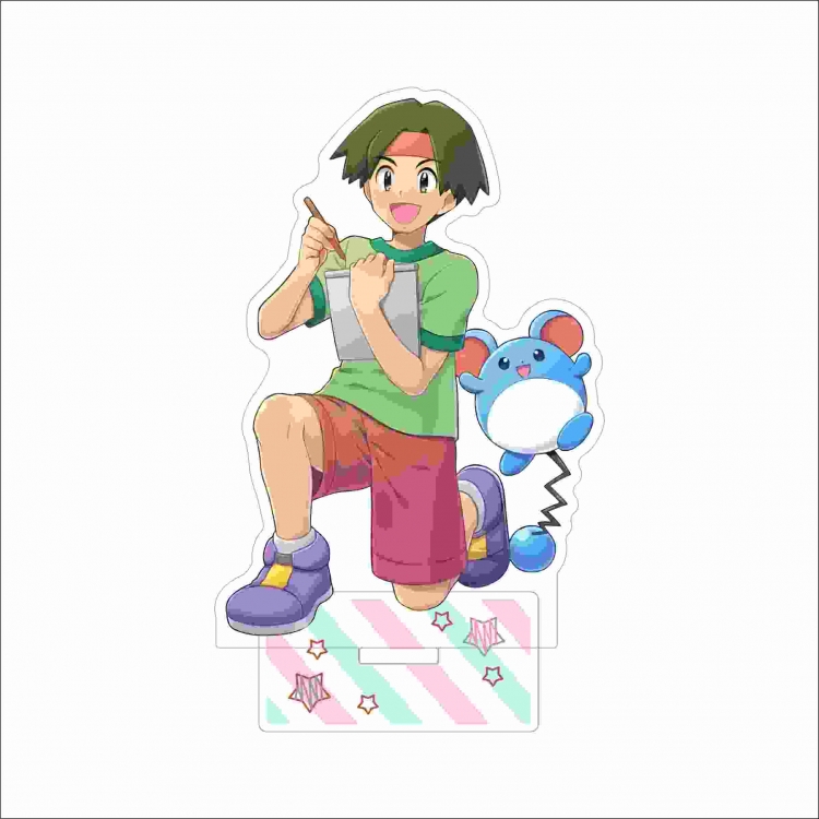 Pokemon Anime characters acrylic Standing Plates Keychain 15cm