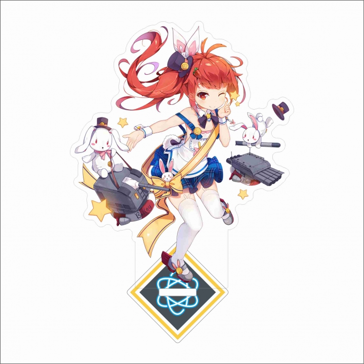 Azur Lane Anime characters acrylic Standing Plates Keychain 15cm