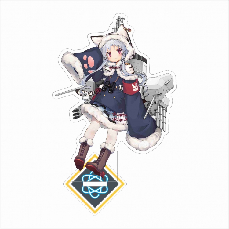 Azur Lane Anime characters acrylic Standing Plates Keychain 15cm