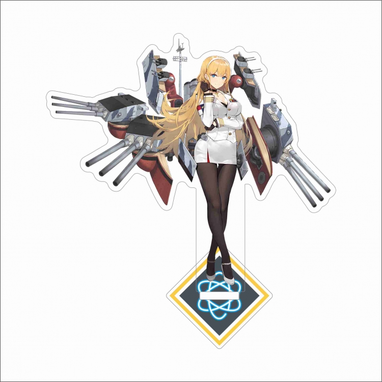 Azur Lane Anime characters acrylic Standing Plates Keychain 15cm