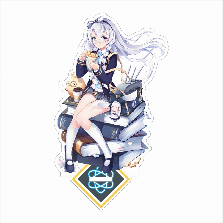 Azur Lane Anime characters acrylic Standing Plates Keychain 15cm