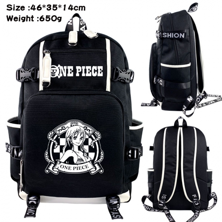 One Piece Animation upper and lower data canvas backpack 46X35X14CM 650G