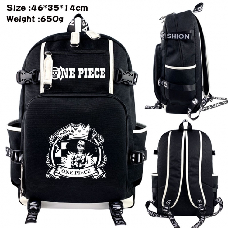 One Piece Animation upper and lower data canvas backpack 46X35X14CM 650G