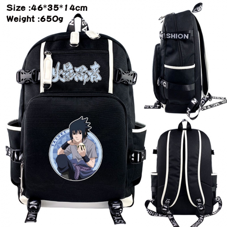 Naruto Animation upper and lower data canvas backpack 46X35X14CM 650G