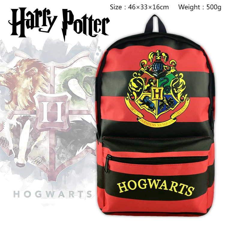 Harry Potter Anime Backpack Outdoor Travel Bag 46X33X16cm 500g