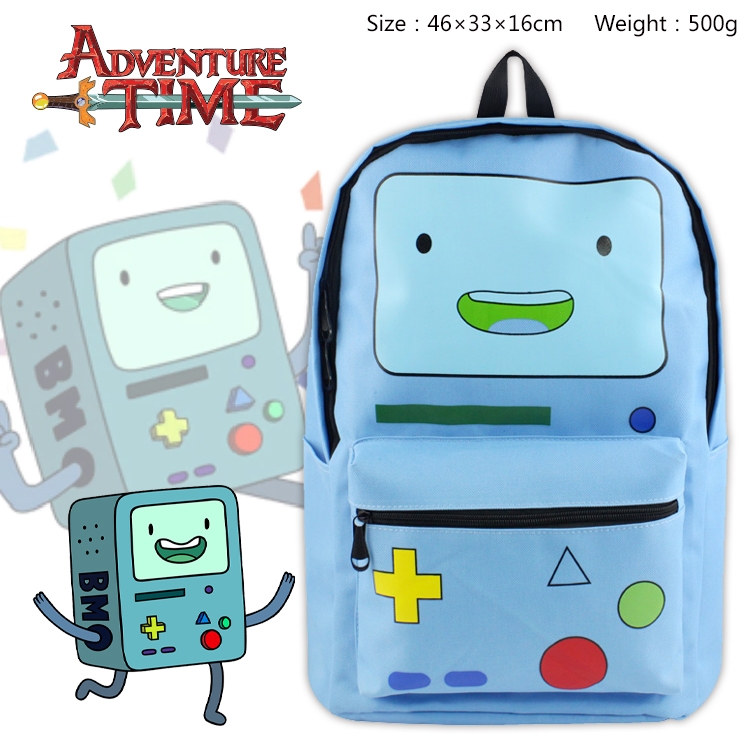 Adventure Time with Anime Backpack Outdoor Travel Bag 46X33X16cm 500g