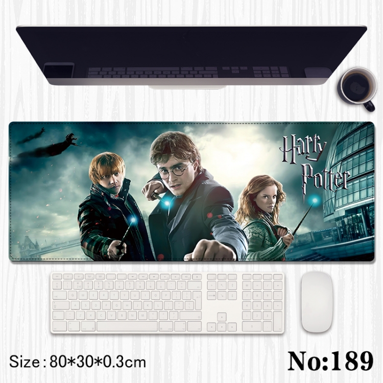 Harry Potter Anime peripheral computer mouse pad office desk pad multifunctional pad 80X30X0.3cm