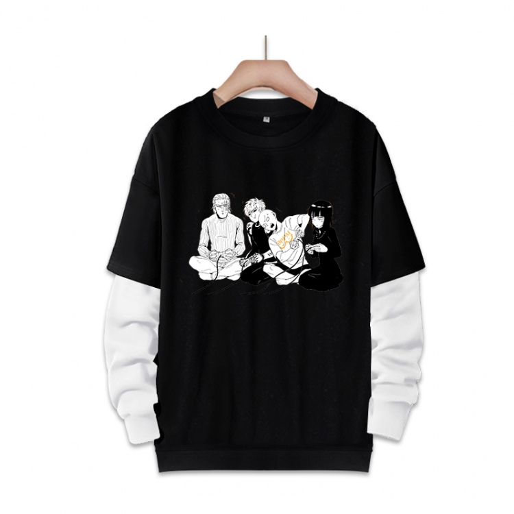 One Punch Man Anime fake two-piece thick round neck sweater from S to 3XL