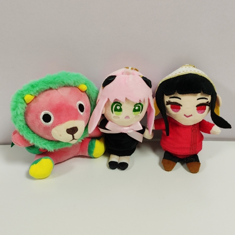 SPY×FAMILY Animation peripheral plush toy doll pendant 10CM a set of 3