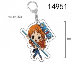 One Piece Anime Acrylic Keycha...