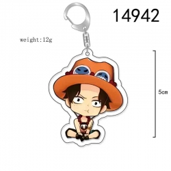 One Piece Anime Acrylic Keycha...