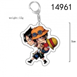 One Piece Anime Acrylic Keycha...