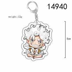 One Piece Anime Acrylic Keycha...