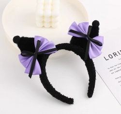 Kuromi Cartoon plush hair hoop...