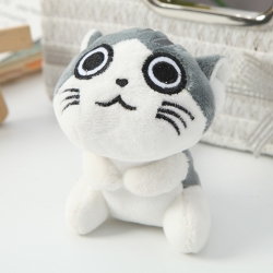 Cheese Cat Plush cute toy key ...